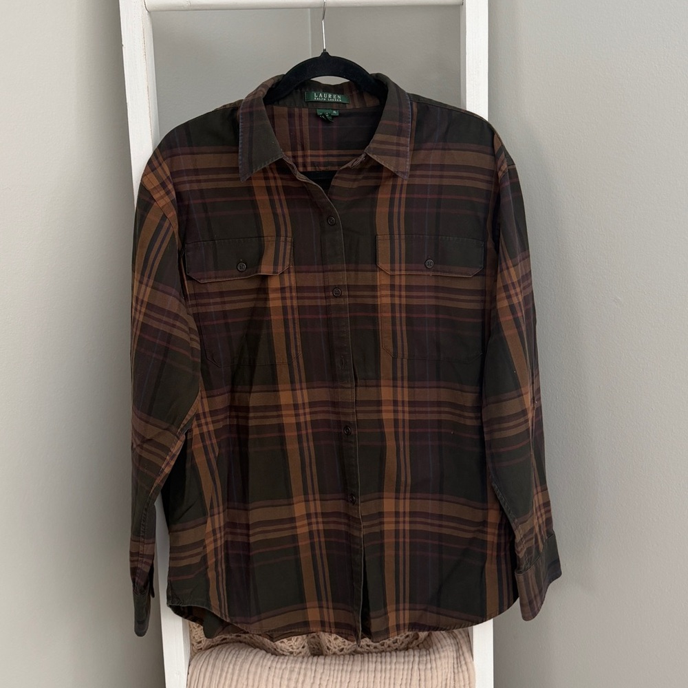 Ralph Lauren Suede Flannel